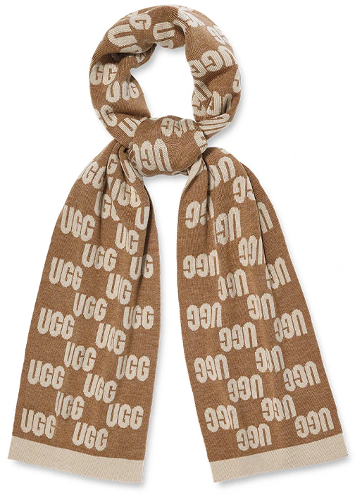 women-ugg-plaid-logo-knit-scarf-brown-22665-chmu
