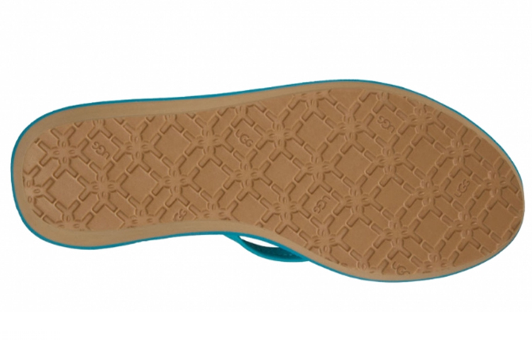 Shop (W) UGG 蓝色舒适厚底人字拖鞋 1006346-SFB