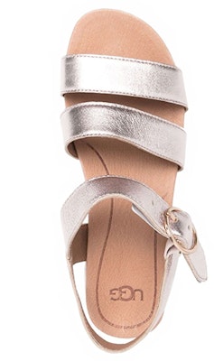 (Women) UGG Platform Sandals 'Metallic Silver' 16677146-GATA Shop (Women) UGG Platform Sandals 'Metallic Silver' 16677146-GATA