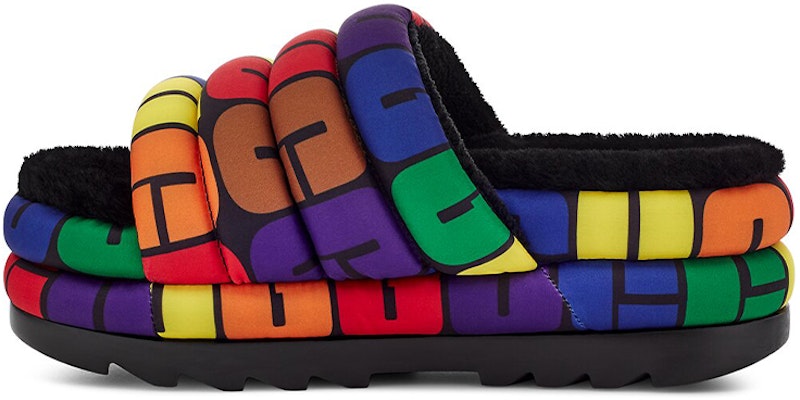 (Women) UGG Pride Slide 'Black Multi' 1127076-RLG Buy (Women) UGG Pride Slide 'Black Multi' 1127076-RLG