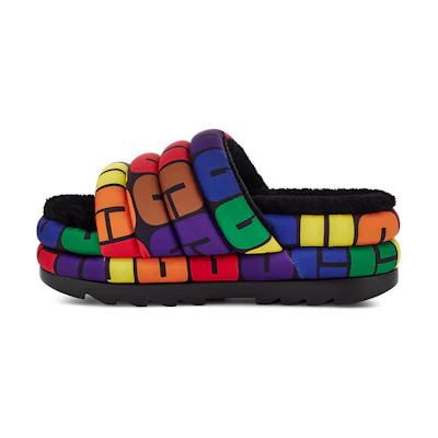 (W) UGG Pride Slide 'Black Multi'