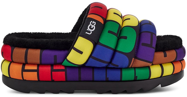 (Women) UGG Pride Slide 'Black Multi' 1127076-RLG Order (Women) UGG Pride Slide 'Black Multi' 1127076-RLG