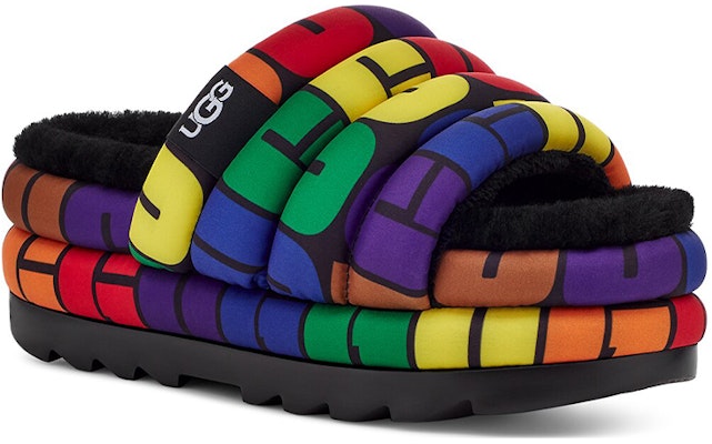 (Women) UGG Pride Slide 'Black Multi' 1127076-RLG Lookbook (Women) UGG Pride Slide 'Black Multi' 1127076-RLG