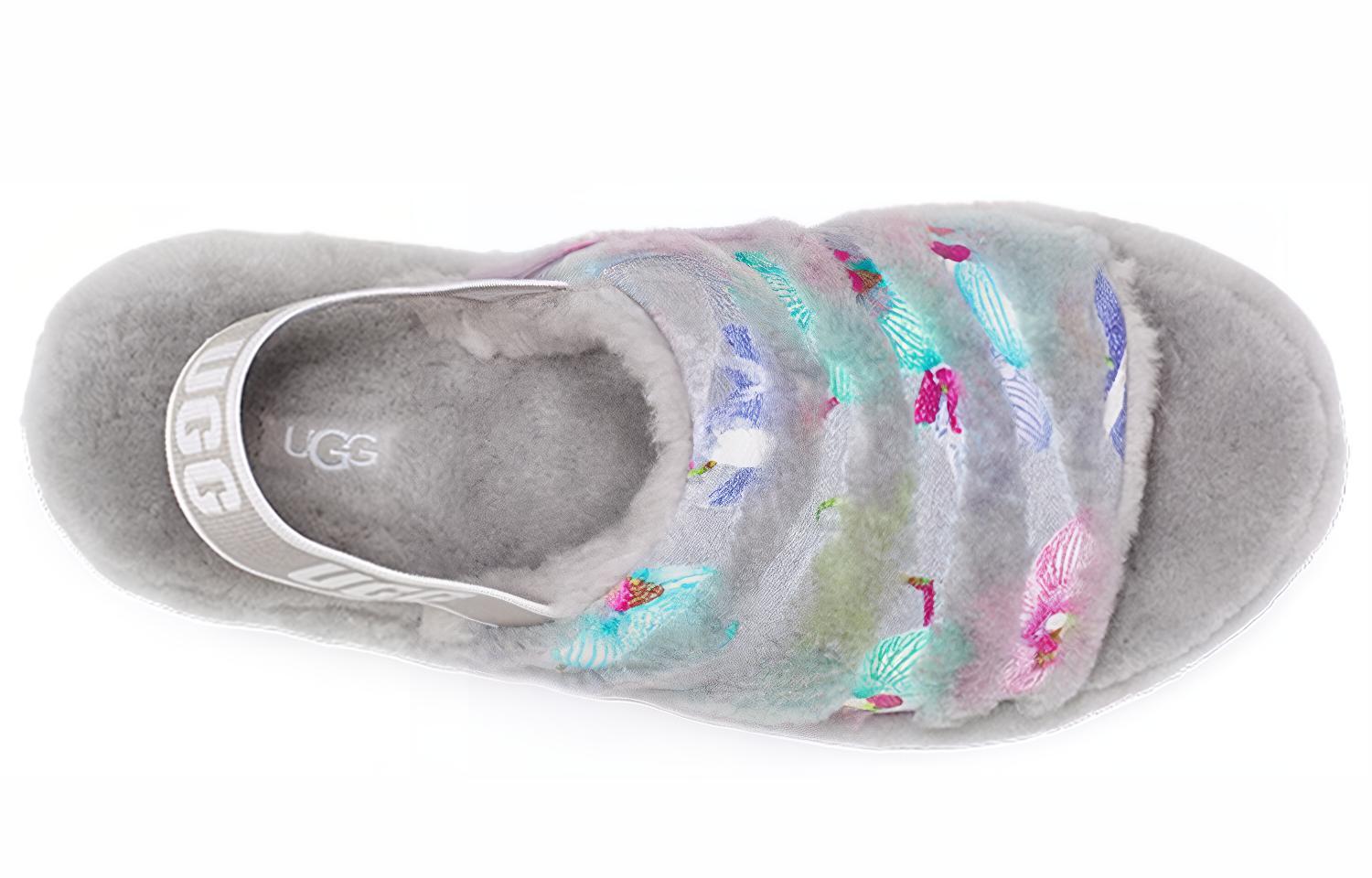 Shop (W) UGGプラットフォームスライド「グレータイガーフローラル」 1127055-CBB