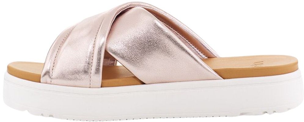 (Women) UGG Platform Slide 'Metallic Pink Leather' 1124995-RGMT Buy (Women) UGG Platform Slide 'Metallic Pink Leather' 1124995-RGMT