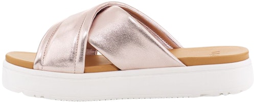 (Women) UGG Platform Slide 'Metallic Pink Leather' 1124995-RGMT (Women) UGG Platform Slide 'Metallic Pink Leather' 1124995-RGMT