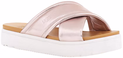Lookbook (Women) UGG Platform Slide 'Metallic Pink Leather' 1124995-RGMT