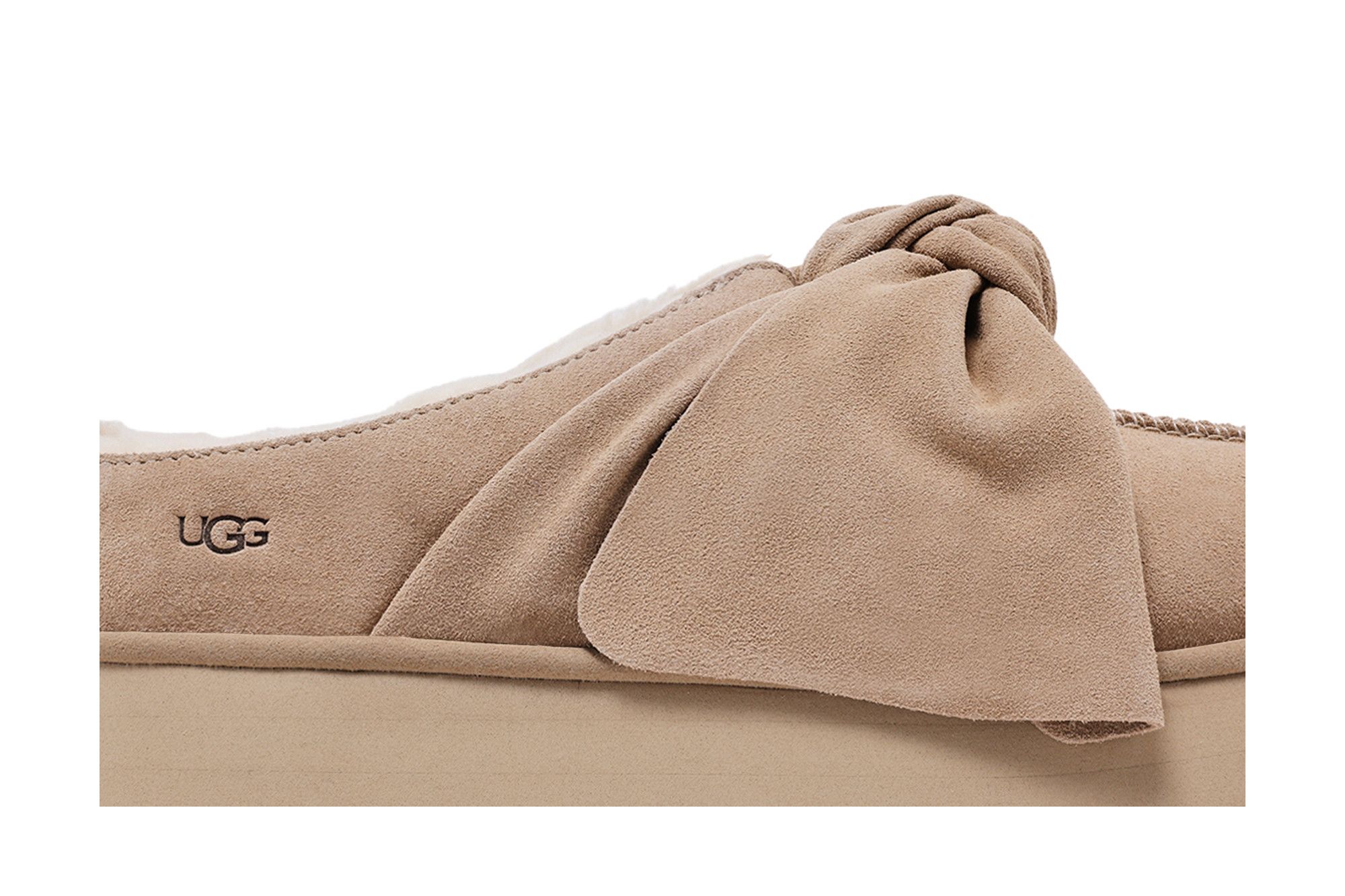 Order (W) UGG Platform Instapper Met Strik ''Sand'' Slipper 1176290-SAN