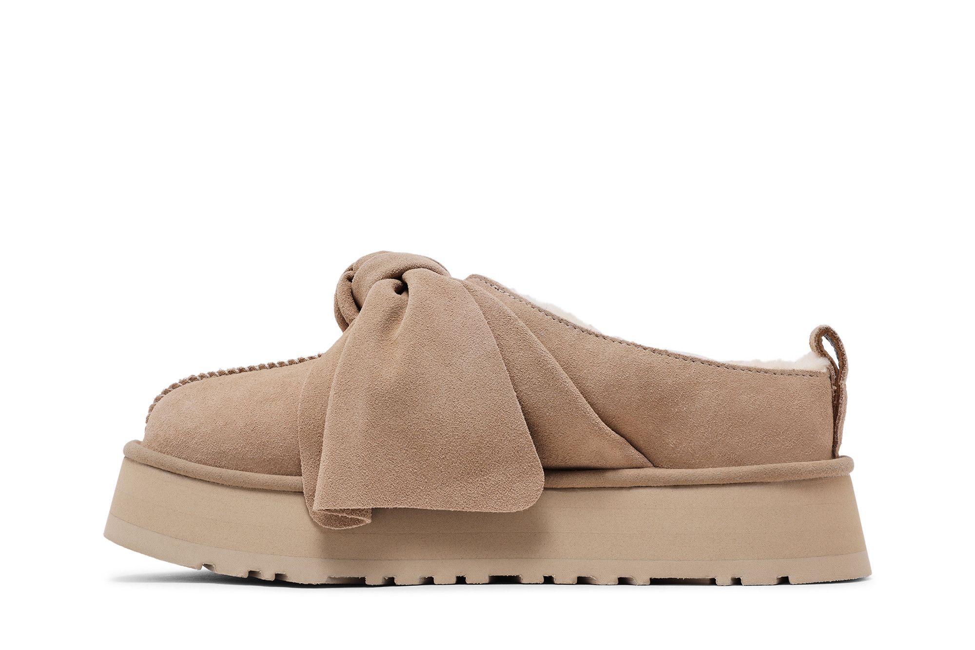 Lookbook (W) UGG Platform Instapper Met Strik ''Sand'' Slipper 1176290-SAN