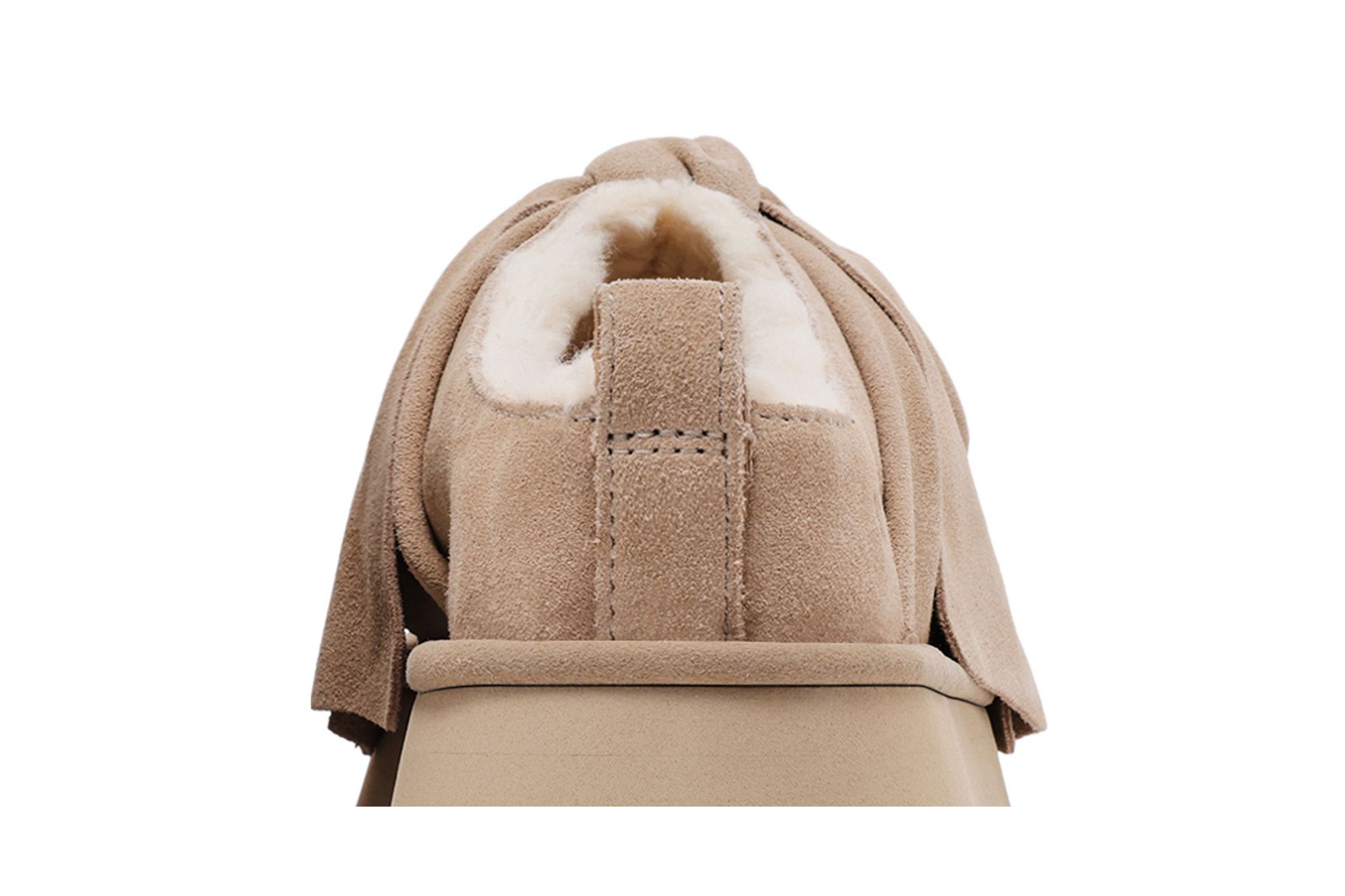 Sizing (W) UGG Platform Instapper Met Strik ''Sand'' Slipper 1176290-SAN