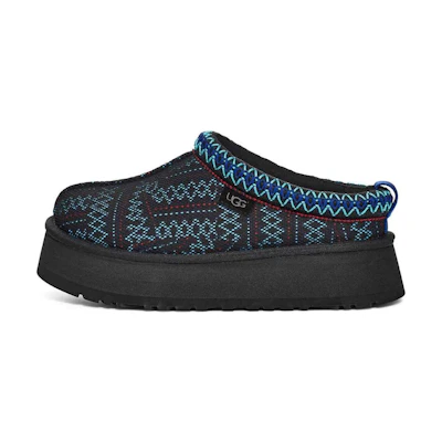 (W) UGG Platform Slip-On 'Knit Lace Black'