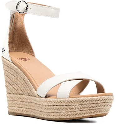(Women) UGG Platform Wedge Sandals 'White Buckle' 16675922-WHT Order (Women) UGG Platform Wedge Sandals 'White Buckle' 16675922-WHT