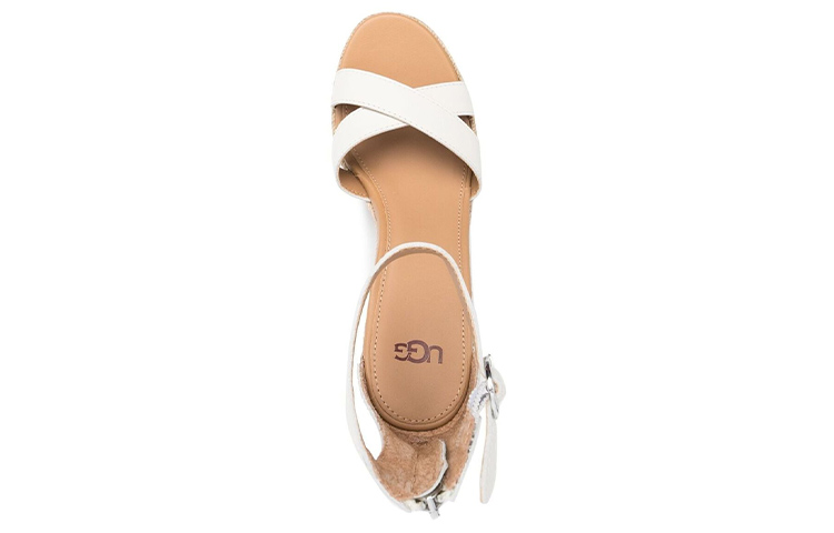 Shop (W) Sandal UGG Wedge Platform 'White Buckle' 16675922-WHT