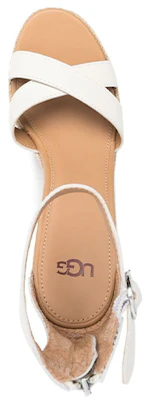 (W) Sandal UGG Wedge Platform 'White Buckle' 16675922-WHT Shop (W) Sandal UGG Wedge Platform 'White Buckle' 16675922-WHT