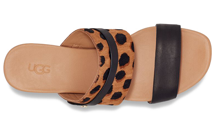 Purchase (W) UGGプラットフォームウェッジスライド（ブラウンレザー） 1128359-BLBT