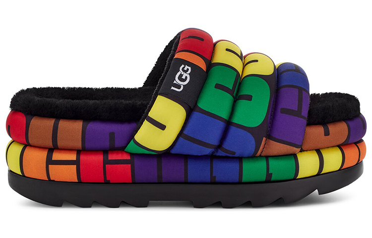 Order (W) UGG Pride Slide ''Nero Multicolore'' 1127076-RLG