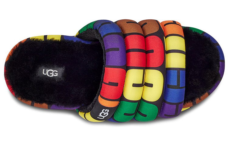 Shop (W) UGG Pride Slide ''Nero Multicolore'' 1127076-RLG