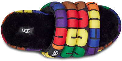 Shop (W) UGG Sandal Platform 'Black Rainbow' 1127076-RLG