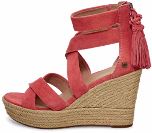 women-ugg-raquel-wedge-sandal-coral-red-1019895-vcrl