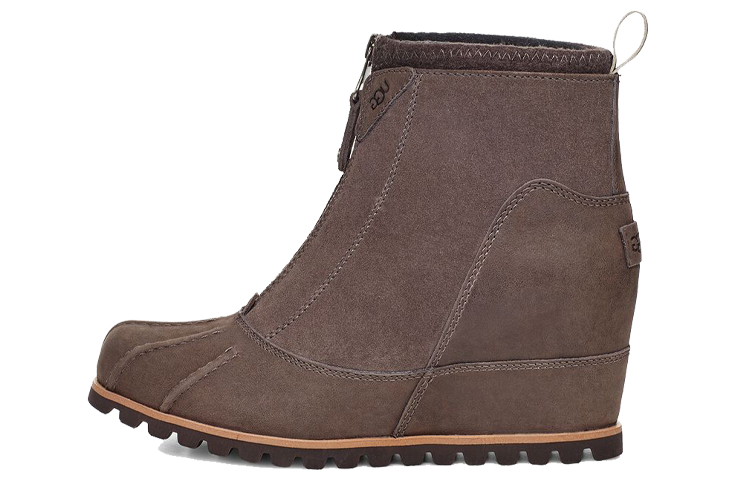 (Women) UGG Reggie 'Zip-Up Short Boot with Hidden Wedge - Tan' 1120798-THCL