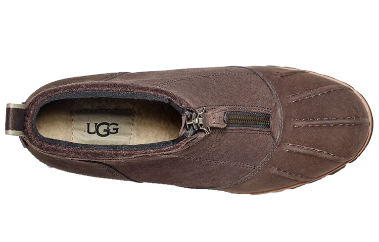 (W) UGG Reggie 'Zip-Up Short Boot with Hidden Wedge - Tan' 圖 4