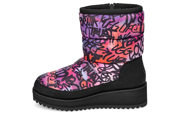 Buy (W) UGG Ridge Grafiti Ungu Hitam 1105715-MULT