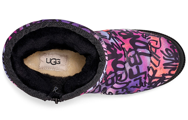 Purchase (W) UGG Ridge Grafiti Ungu Hitam 1105715-MULT