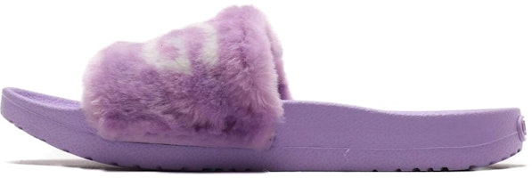 (Women) UGG Royale Graphic 'Purple Casual Fuzzy Slides' 1101539-PZN (Women) UGG Royale Graphic 'Purple Casual Fuzzy Slides' 1101539-PZN