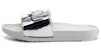 (W) UGG Royale Graphic Metallic Slide 'Perak' 1101189W-SlVR