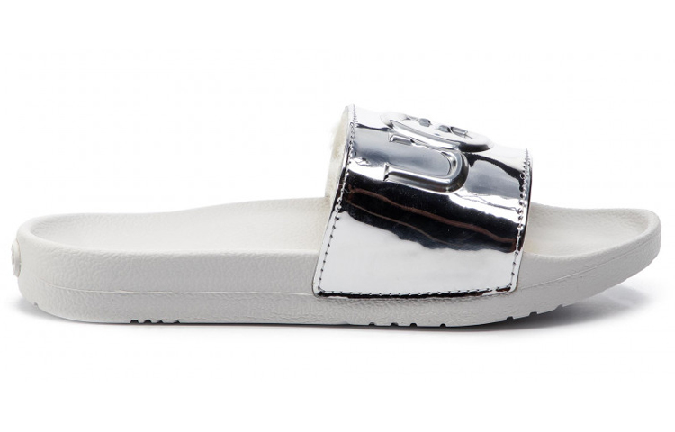 Order (W) UGG Royale Graphic Metallic Slide 'Perak' 1101189W-SlVR