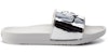 (W) UGG Royale Graphic Metallic Slide 'Perak' 1101189W-SlVR