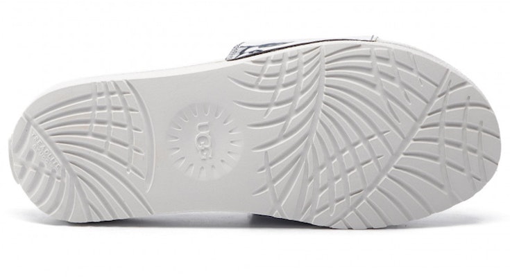 (Women) UGG Royale Graphic Metallic Slide 'Silver' 1101189W-SlVR Shop (Women) UGG Royale Graphic Metallic Slide 'Silver' 1101189W-SlVR