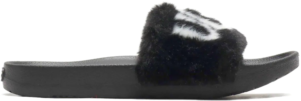 (Women) UGG Royale Graphic Slide 'Black Fur' 1101539-BLK Order (Women) UGG Royale Graphic Slide 'Black Fur' 1101539-BLK