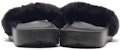 (W) UGG Sandal Royale Graphic 'Bulu Hitam' 1101539-BLK