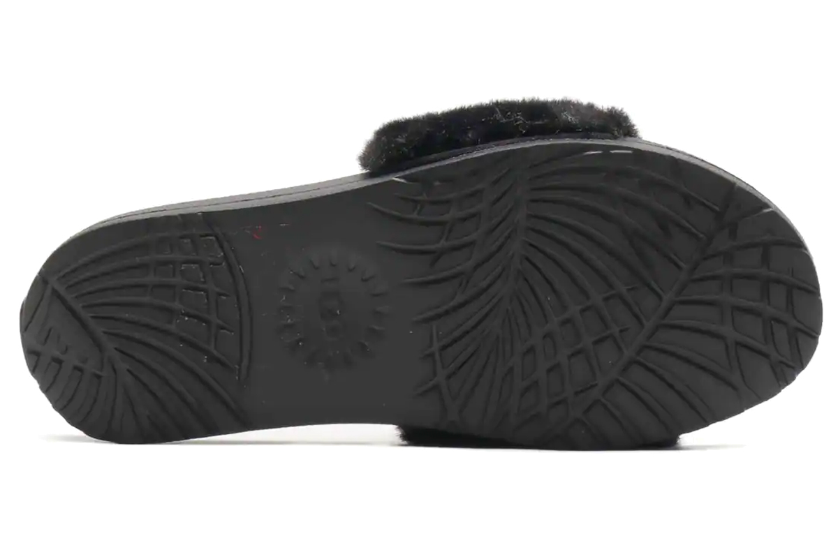 Details for (W) UGG Royale 图案黑色毛拖鞋 1101539-BLK