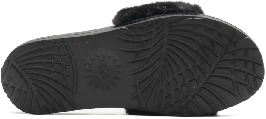 (W) UGG Royale 图案黑色毛拖鞋 1101539-BLK Details for (W) UGG Royale 图案黑色毛拖鞋 1101539-BLK