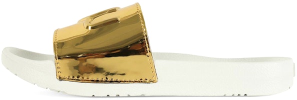 (Women) UGG Royale Slide 'Graphic Metal Gold' 1101189W-GOLD (Women) UGG Royale Slide 'Graphic Metal Gold' 1101189W-GOLD