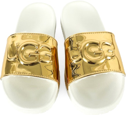 (Women) UGG Royale Slide 'Graphic Metal Gold' 1101189W-GOLD Lookbook (Women) UGG Royale Slide 'Graphic Metal Gold' 1101189W-GOLD