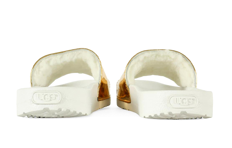 Shop (W) UGG Royale Slide ''Oro Metallizzato Grafico'' 1101189W-GOLD