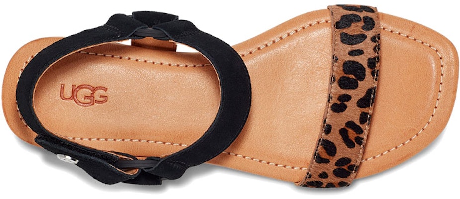 UGG Rynell Leopard 潮流百搭 戶外運動涼鞋 女款 棕黑豹紋 Shop UGG Rynell Leopard 潮流百搭 戶外運動涼鞋 女款 棕黑豹紋