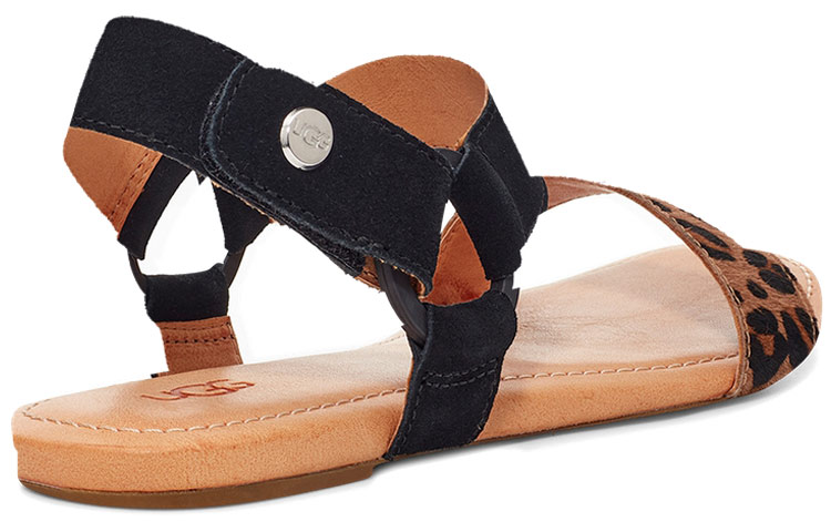Purchase UGG Rynell Leopard 潮流百搭 戶外運動涼鞋 女款 棕黑豹紋
