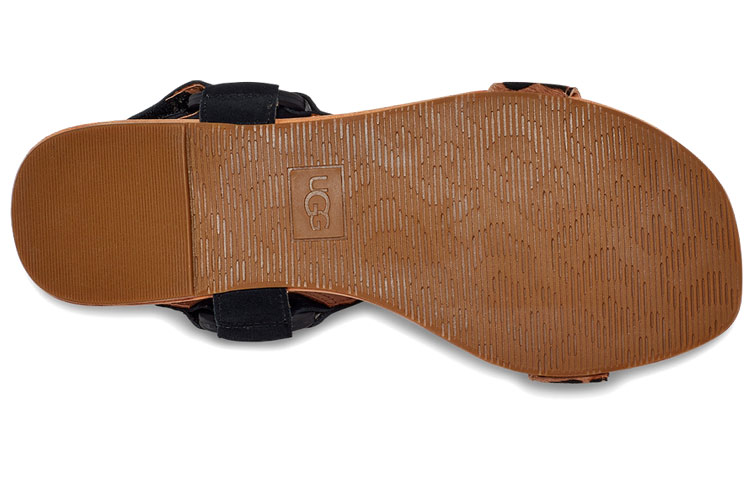 Details for UGG Rynell Leopard 潮流百搭 戶外運動涼鞋 女款 棕黑豹紋