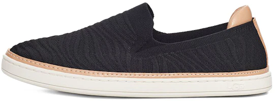 (Women) UGG Sammy 'Wavy Black Fabric' 1125017-BKNT (Women) UGG Sammy 'Wavy Black Fabric' 1125017-BKNT