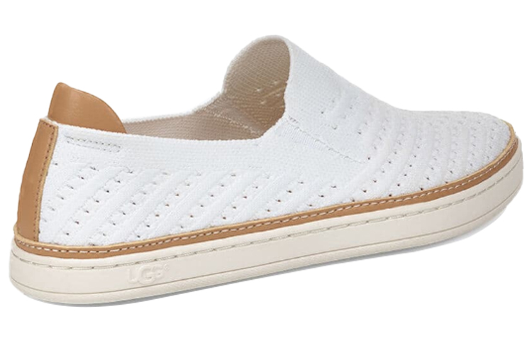 Shop (W) UGG Sammy 人字针织休闲鞋 '白色' 1102560-WHT