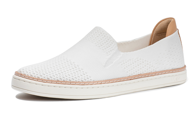 Lookbook (W) UGG Sammy Ademend Lichtgewicht Anti-Slip Skateboard Sneakers Wit 1016756-WHT