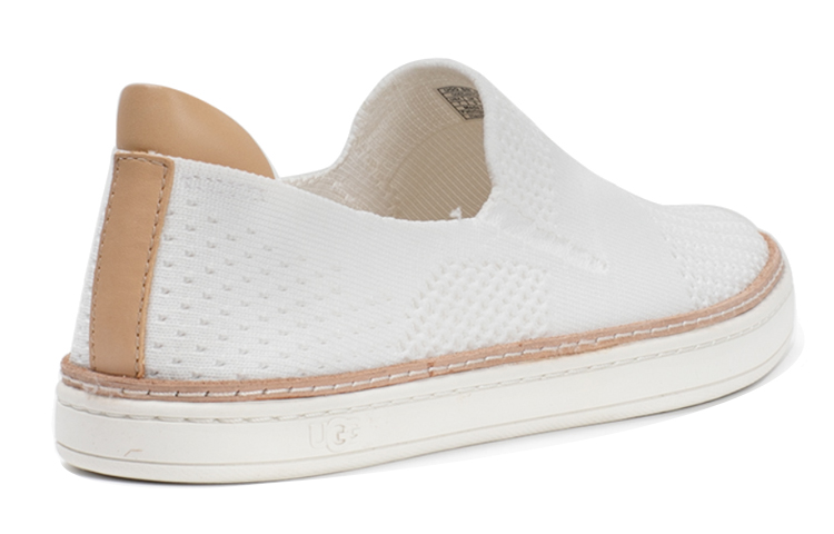 Shop (W) UGG Sammy Ademend Lichtgewicht Anti-Slip Skateboard Sneakers Wit 1016756-WHT