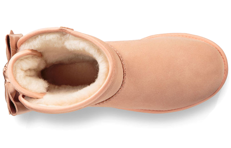 Shop (W) UGG Satin Bow Mini 'Coral' - Kasut Bot Satin dengan Riben 'Coral'. 1098081-SNTN