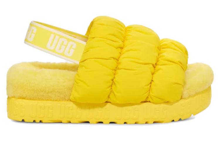 Order (W) UGGスライドサンダル 快適万能イエロー 1140192-SYYL