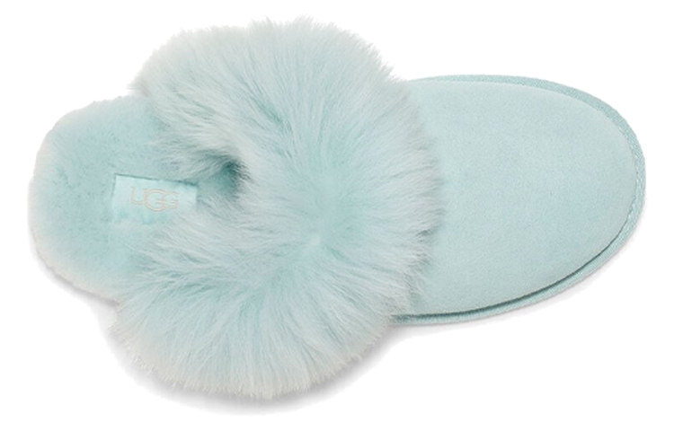 Shop (Women) UGG Scuff Sis 'Light Blue Fluffy' 1122750-BBLU
