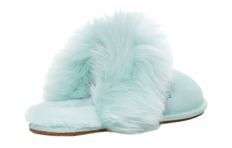 Purchase (Women) UGG Scuff Sis 'Light Blue Fluffy' 1122750-BBLU